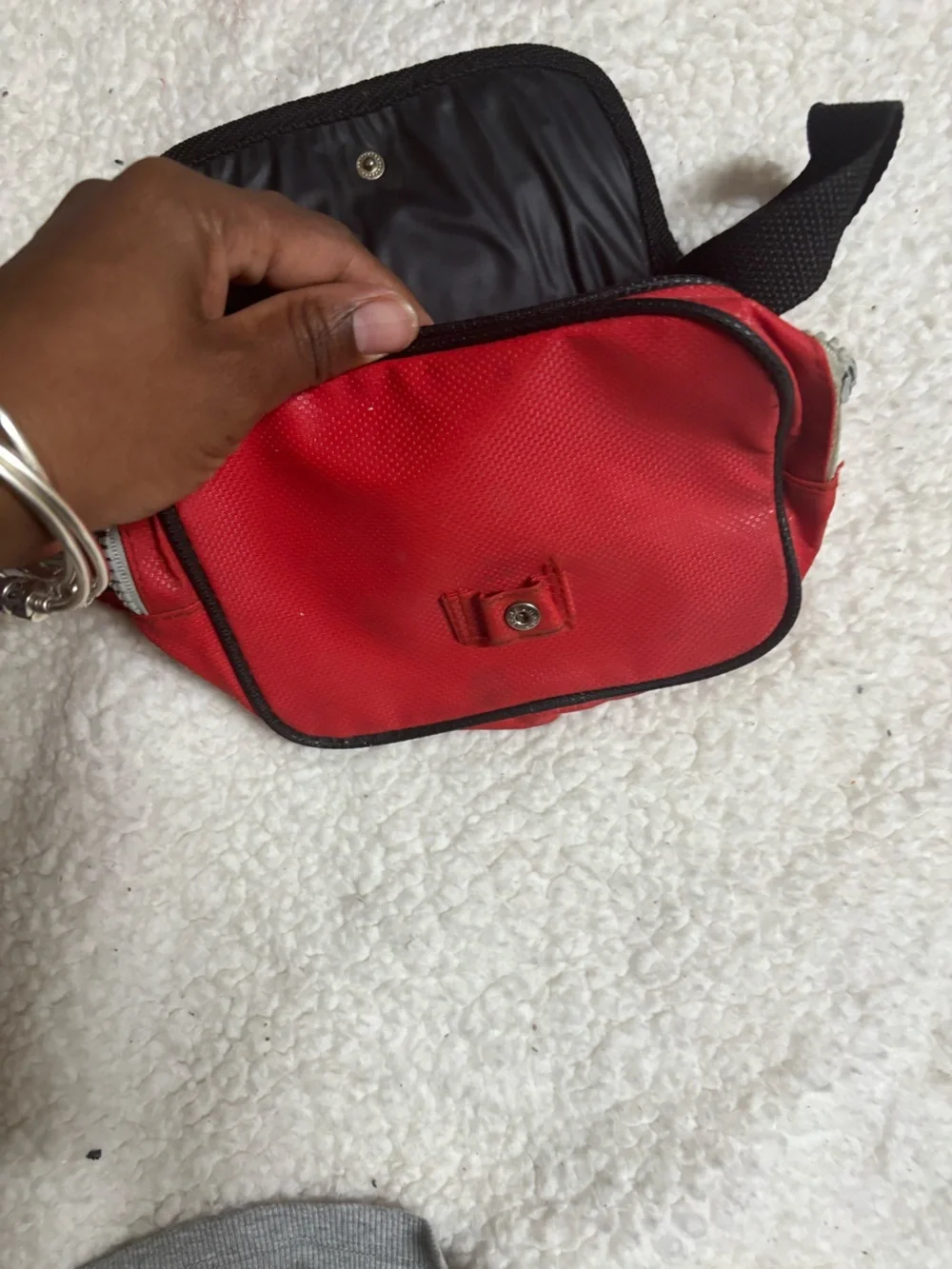 Vintage Disney Fanny pack nylon red belt bag